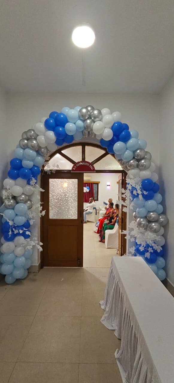 Balloon decoration for 1st birthday party Chennai