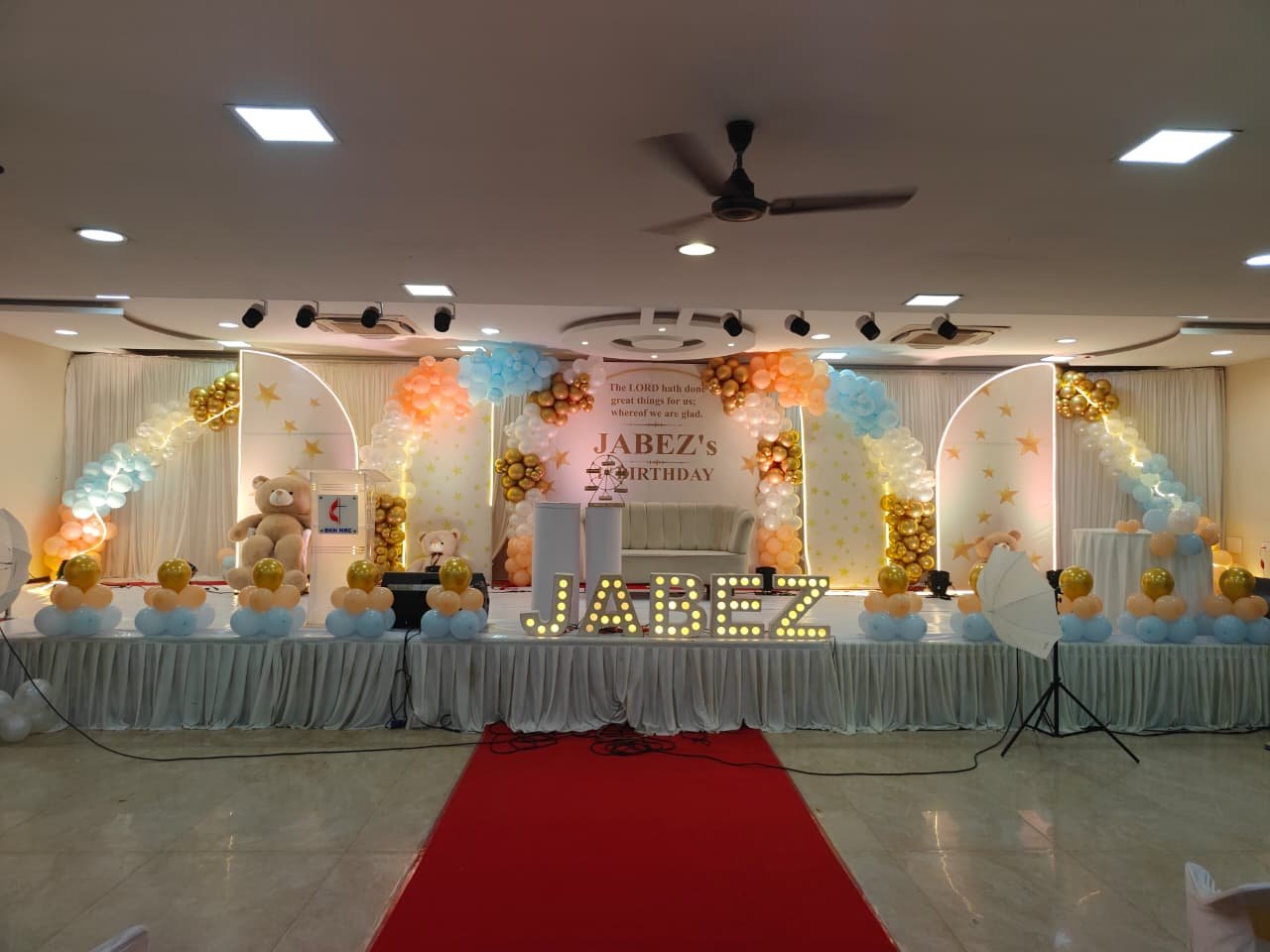 Outdoor birthday party ECR Chennai